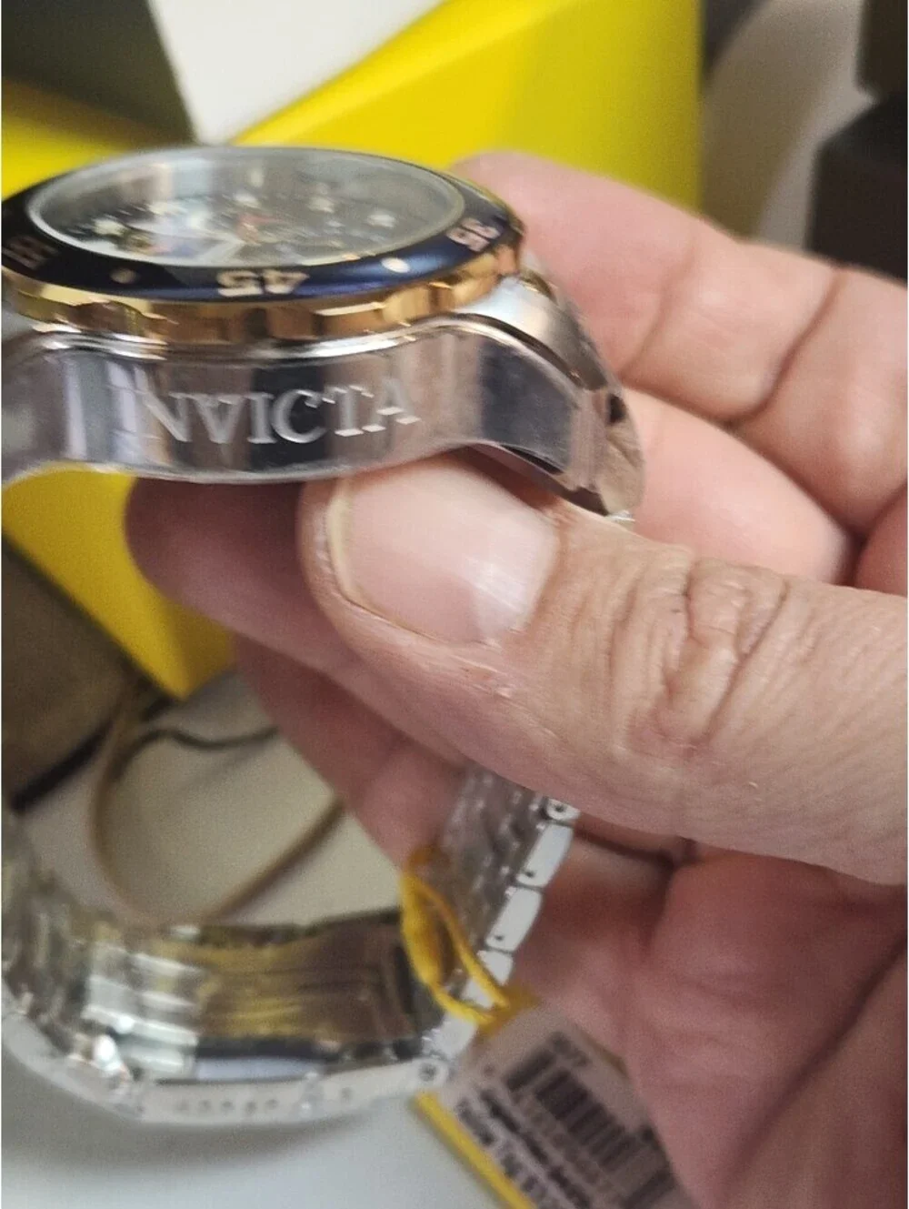 Invicta Pro Diver SCUBA Men's Watch - 48mm. Steel, Gold (0077)